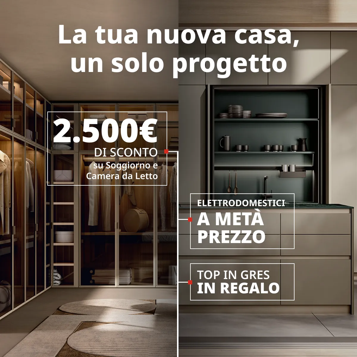 Il momento giusto per progettare i tuoi spazi è ora!