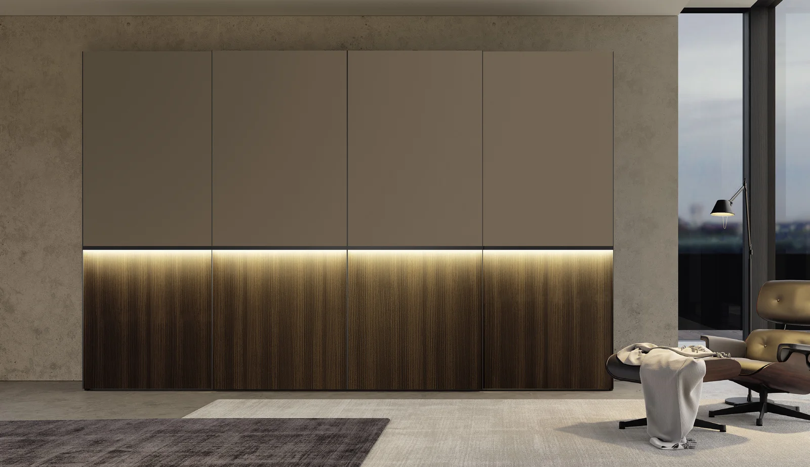 MOMENTI Utility Space, Ambienti di passaggio: composizione U114, vista 4